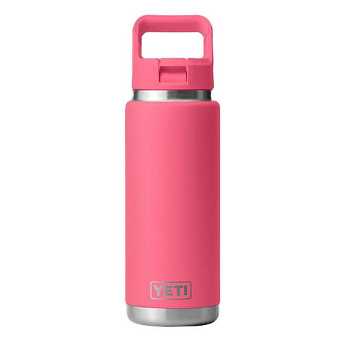 Yeti rambler pink water bottle
