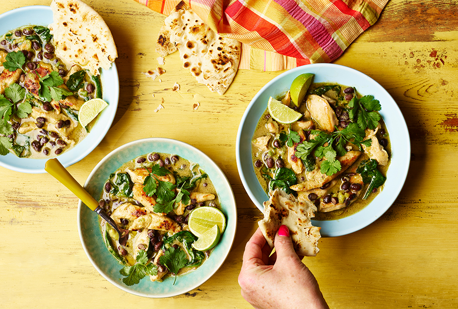 Mariella Frostrup and Belles Berry’s Coconut Chicken and Black Bean Stew