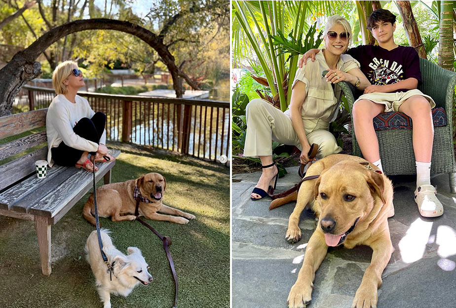 Selma_Blair-wellness-wins-in-nature-with-son-and-dog