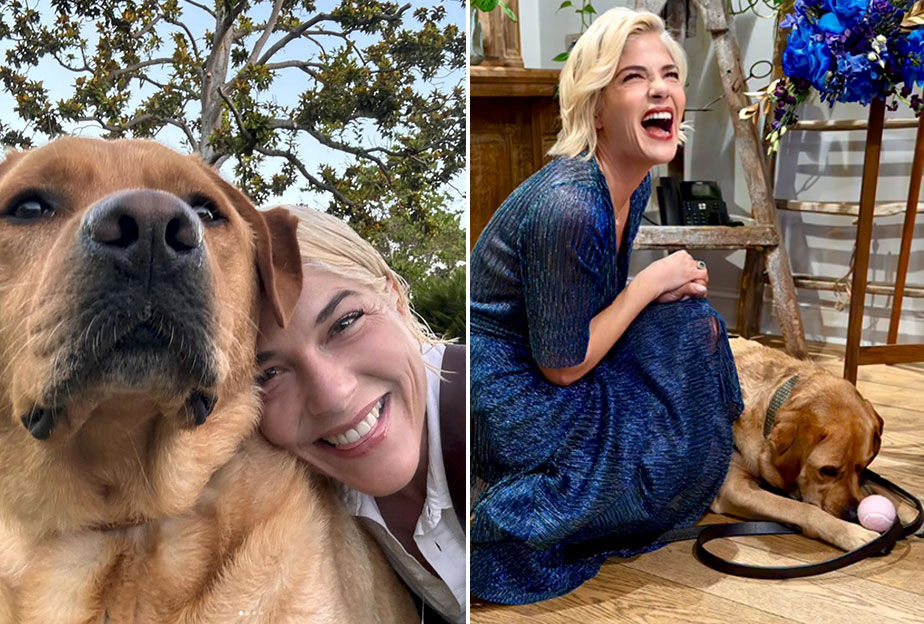 Selma Blair-with -scout-the-service-dog