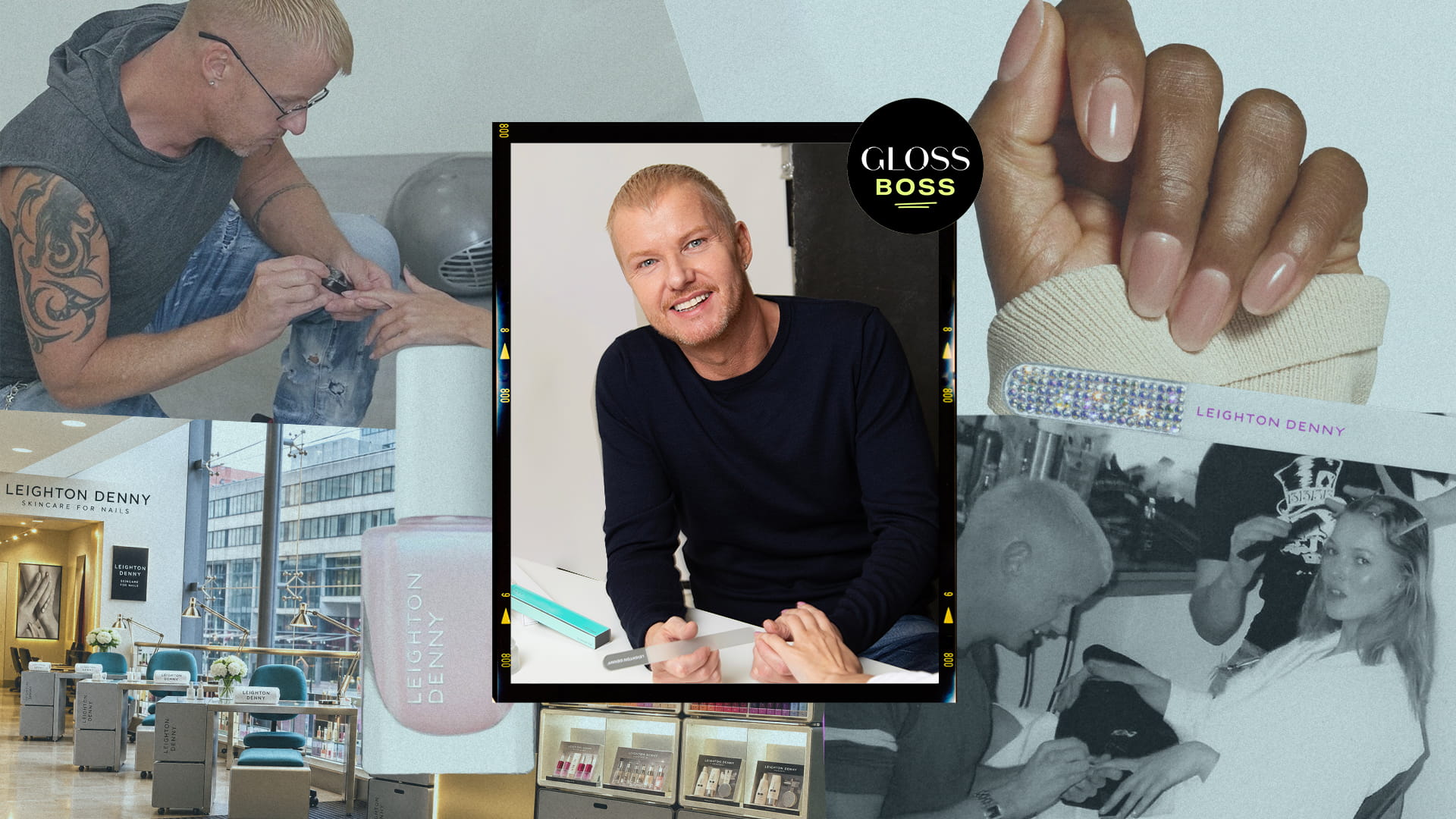 Secrets of the Gloss Boss: Leighton Denny MBE, the forklift truck driver who became an international manicure icon